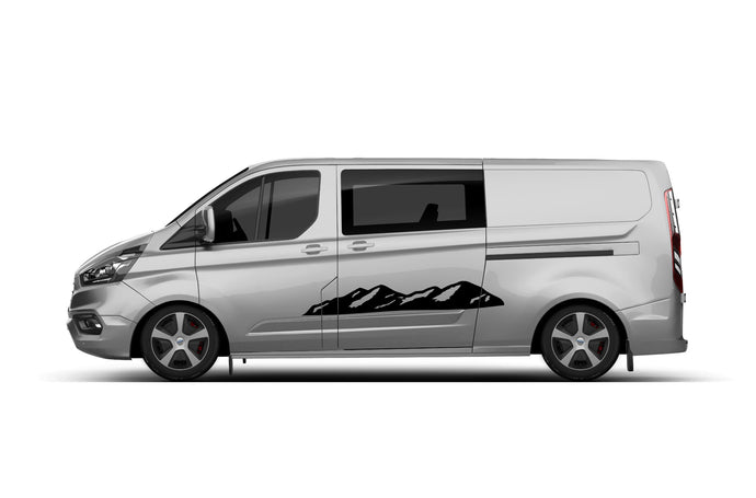 Adventure Stickers vinyl Graphics decals for Ford Transit Custom