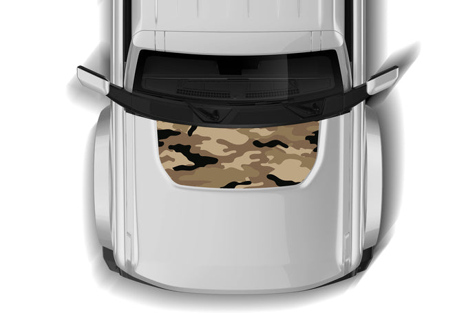 Camo Print Hood Graphics Decal Compatible with Ford Bronco