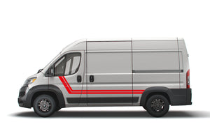 Double Side Stripes Graphics Decals for Dodge Ram ProMaster