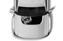 Load image into Gallery viewer, Half Skull Print Hood Graphics Decal Compatible with Ford Bronco