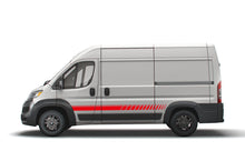 Load image into Gallery viewer, Lower Side Stripes Graphics Decals for Dodge Ram ProMaster