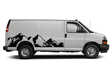 Load image into Gallery viewer, Mountain Graphics Vinyl Decals Compatible with Chevrolet Express