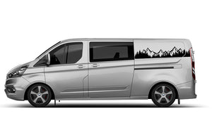 Mountain Trees Graphics Decals Compatible with Ford Transit Custom