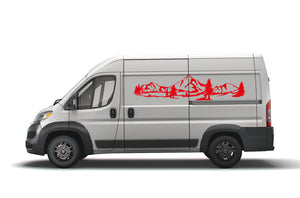 Mountain Side Graphics Decals for Dodge Ram ProMaster