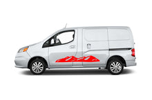 Load image into Gallery viewer, Side Mountain Graphics Decals Compatible with Nissan NV200