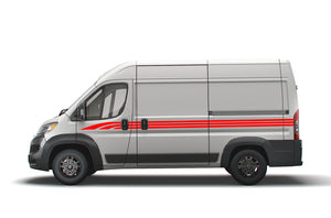 Triple Side Stripes Graphics Decals for Dodge Ram ProMaster