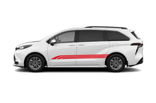 Load image into Gallery viewer, Triple Side Stripes Graphics Decals for Toyota Sienna