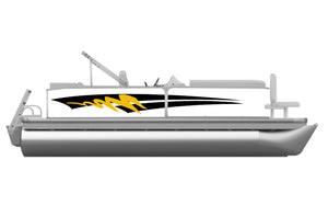 Wave Warden Stripes Decals and Graphics for Pontoon Boats