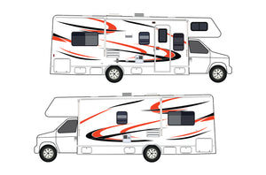Replacement Decals Compatible with Motorhome class C Thor Freedom Elite RV