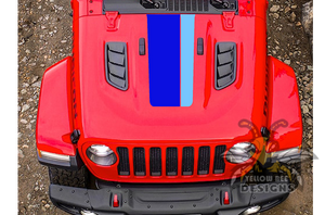Scrambler Retro Hood Graphics Decals For Jeep Gladiator 2020