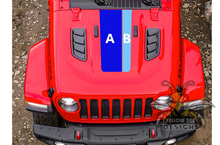 Load image into Gallery viewer, Jeep JT Gladiator 4 Door Scrambler Retro Hood Stripes for JT Gladiator