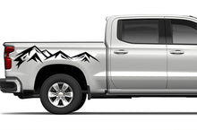 Load image into Gallery viewer, Adventure Mountain Bed Graphics Vinyl Decals for Chevrolet Silverado