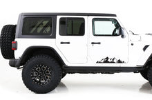 Load image into Gallery viewer, Adventure Mountain Graphics Vinyl Decal Compatible with Jeep JK Wrangler 2007-2018