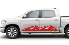 Load image into Gallery viewer, Adventure Mountains Side Graphics Vinyl Decals for Toyota Tundra
