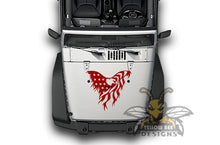 Load image into Gallery viewer, American Eagle Graphics Stickers JL Wrangler Hood decals 2018-Present