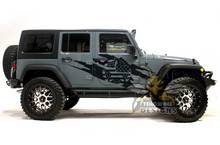 Load image into Gallery viewer, Army Crafts Star Graphics Kit Vinyl Decal Compatible with Jeep JK Wrangler 4 Door 2007-2018