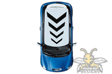 Load image into Gallery viewer, Arrows Roof Vinyl Graphics for mini cooper roof decals