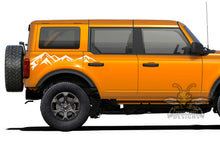 Load image into Gallery viewer, Back Side Mountains Graphics Vinyl Decals for Ford bronco