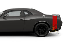 Load image into Gallery viewer, Back Up Side Stripes Graphics Vinyl Decals for Dodge Challenger