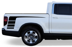 Bed Hockey Side Stripes Graphics Vinyl Decals Compatible with Honda Ridgeline