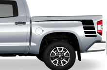 Load image into Gallery viewer, Bed Hockey Stripes Graphics Kit Vinyl Decal Compatible with Toyota Tundra Crewmax