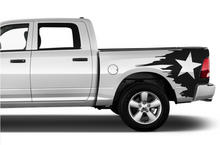 Load image into Gallery viewer, Bed Star Graphics Kit Vinyl Decal Compatible with Dodge Ram Crew Cab 1500