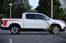 Load image into Gallery viewer, Bed Hockey Side Stripes Graphics vinyl decals for Honda Ridgeline