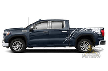 Load image into Gallery viewer, Bed Splash Graphics Vinyl Decals Compatible with GMC Sierra Crew Cab