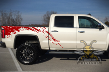 Load image into Gallery viewer, Bed Splash Graphics Vinyl Compatible decals for gmc sierra