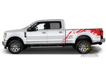 Load image into Gallery viewer, Decals For Ford F250 Bed Splash Side Door Stripes Vinyl