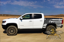 Load image into Gallery viewer, Bed USA Flag Graphics vinyl for decals for chevy colorado