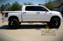 Load image into Gallery viewer, Bed Hockey Stripes Graphics Kit Vinyl Decal Compatible with Toyota Tundra Crewmax
