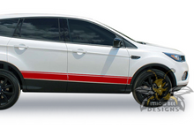 Load image into Gallery viewer, Belt Line Side stripes vinyl graphics for ford escape decals
