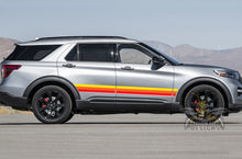 Load image into Gallery viewer, Belt Stripes Red Yellow Orange Graphics For Ford Explorer decals