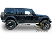 Load image into Gallery viewer, Belt Line Graphics Kit Vinyl Decal Compatible with Jeep JL Wrangler 4 Door 2018-Present