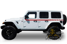 Load image into Gallery viewer, Belt Line Graphics Kit Vinyl Decal Compatible with Jeep JL Wrangler 4 Door 2018-Present