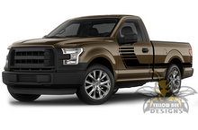 Load image into Gallery viewer, Decals for Ford F150 Regular Cab 6.5'' Big Hockey stripes