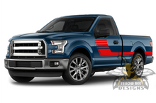 Load image into Gallery viewer, Decals for Ford F150 Regular Cab 6.5'' Big Hockey stripes
