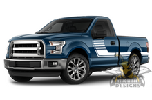 Load image into Gallery viewer, Decals for Ford F150 Regular Cab 6.5'' Big Hockey stripes