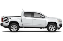 Load image into Gallery viewer, US Bed Graphics Vinyl Decals Compatible with Chevrolet Colorado Crew Cab