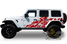 Load image into Gallery viewer, Chaos Graphics Kit Vinyl Decal Compatible with Jeep JL Wrangler 4 Door 2018-Present