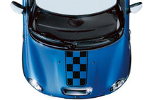 Load image into Gallery viewer, Chessboard Hood Stripes Graphics Vinyl Decal Compatible with Mini Cooper