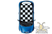 Load image into Gallery viewer, Chessboard Roof Vinyl Graphics for mini cooper roof decals