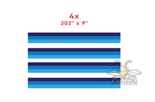 Load image into Gallery viewer, Blue Retro Decals For Class A Motorhome RV, Trailer Caravan Decals