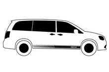 Load image into Gallery viewer, Custom Lower Side Stripes Graphics Vinyl Decals Compatible with Subaru Outback