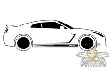 Load image into Gallery viewer, Custom Lower Stripes Graphics Vinyl Decals Compatible with Honda Accord