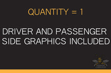 Load image into Gallery viewer, Double Belt Door Stripes Graphics Vinyl Decal Compatible with Dodge Challenger