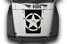 Load image into Gallery viewer, Distorted Star Wrangler Hood Decals Stickers Compatible with Jeep