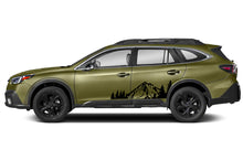 Load image into Gallery viewer, Door Mountains Trees Graphics Vinyl Decals for Subaru Outback