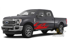 Load image into Gallery viewer, Decals For Ford F250 Door Fire Side Graphics Vinyl 